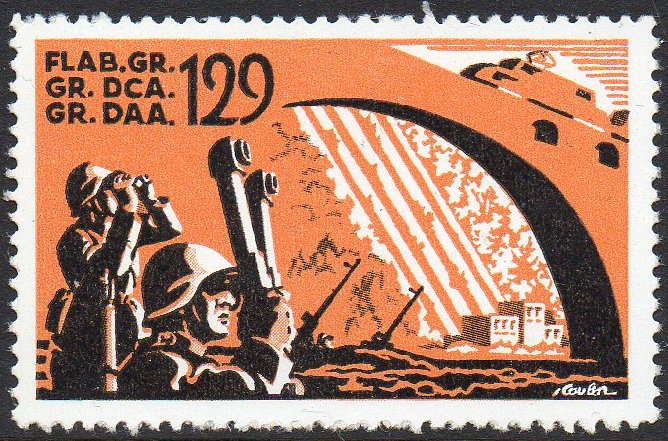 Schweiz Suisse Switzerland Soldatenmarken Eisenbahn Soldier Stamps Railway Flab. Gr.129.jpg